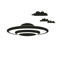 AI generated Alien spaceship ufo transparent vector. ufo, alien, spaceship, png, rocket, plane vector