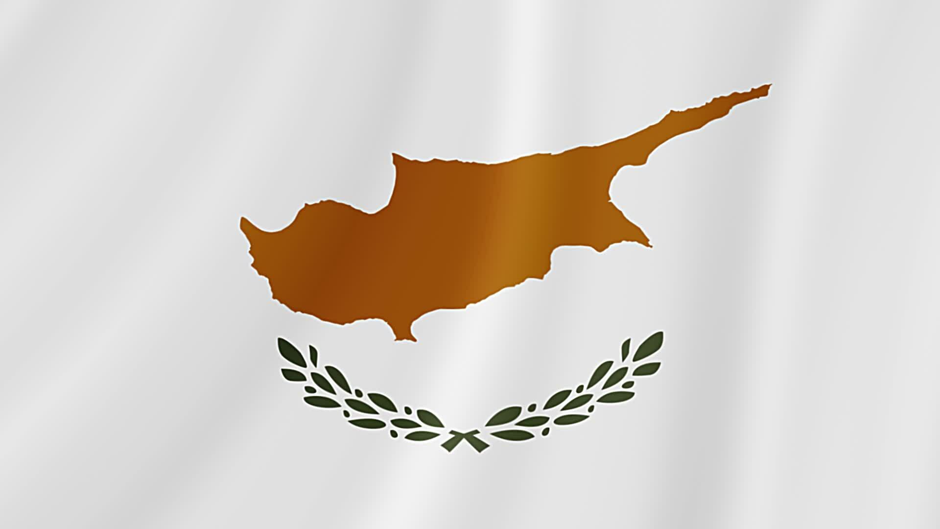 Cyprus Waving Flag Realistic Flag Animation Seamless Loop Background Cyprus Waving Flag Realistic Flag Animation Seamless Loop Background