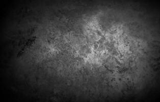 Old wall texture cement dark black gray  background abstract grey color design are light with white gradient background. photo