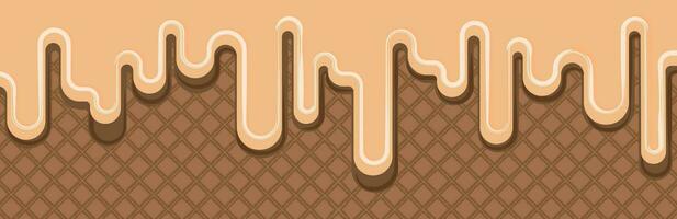 waffle vector background vector illustration