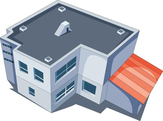 Godown vector illustration