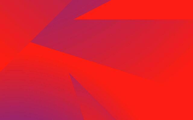 a red and purple abstract background with a triangle shape