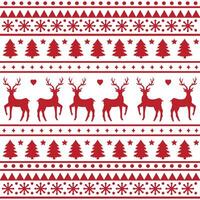 Seamless Scandinavian pattern for Christmas and New Year for winter hat, ugly sweater, jumper, paper or other designs. vector
