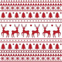 Seamless Scandinavian pattern for Christmas and New Year for winter hat, ugly sweater, jumper, paper or other designs. vector