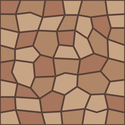 Brown pavement top view pattern, sidewalk tile