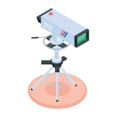 Photography Accessories Isometric Style Icon