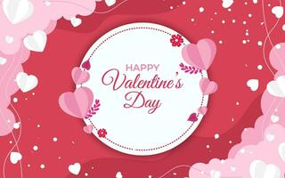 Happy Valentine's Day Background vector