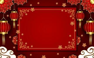 Chinese New Year Festivity Background vector