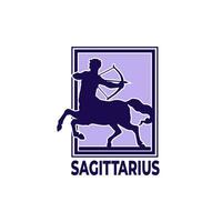 zodiac vector illustration sagittarius sign