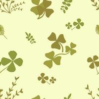 green nature seamless pattern vector
