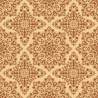 Ethnic style traditional abstract boho mandala seamless pattern vector