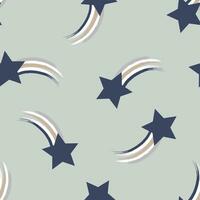 Vintage abstract star seamless pattern vector