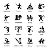 Pack of Olympics Games Icon Vectors