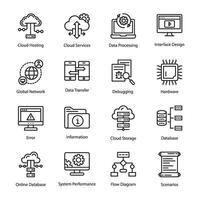 Pack of Programming Icon Vectors