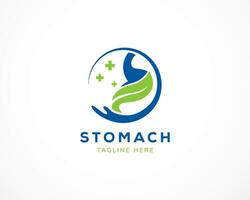 Stomach Care Logo Template Design Vector, Emblem, Design Concept, Creative Symbol, Icon vector