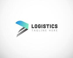 logistics logo sign symbol business logo vector