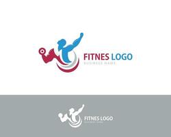 power fitness logo creative sport hobby illustration energy design vector