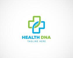 health DNA logo symbol template design vector