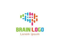 brain logo color brain logo creative brain logo vector