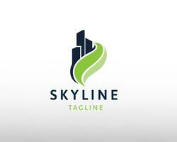 skyline logo creative logo city logo vector