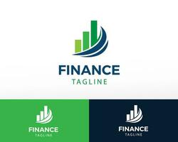 finance logo consult logo diagram logo skyline logo building logo vector