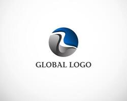 global logo creativo color moderno firmar símbolo vector