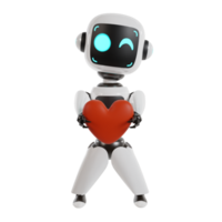 süß Roboter 3d Illustration machen png