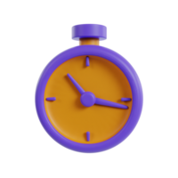 Time management 3d icon render png