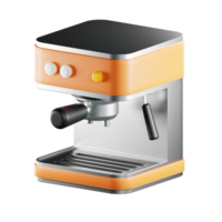 3d caffè espresso macchina illustrazione png