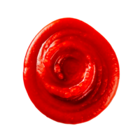 ai gegenereerd rood ketchup of sauzen geïsoleerd Aan een wit of transparant achtergrond png