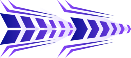 deportivo flecha Violeta degradado geométrico moderno juego de azar jersey antecedentes transparente png