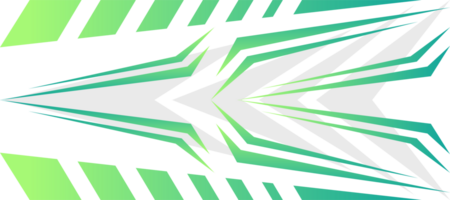 sporty arrow green gradient gaming jersey print background transparent png