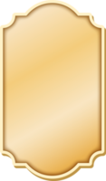 luxe gouden frame png