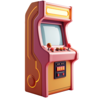 AI generated Arcade game, 3d design. Suitable for Video games and design elements png