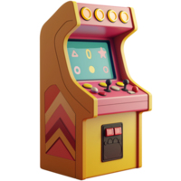 AI generated Arcade game, 3d design. Suitable for Video games and design elements png