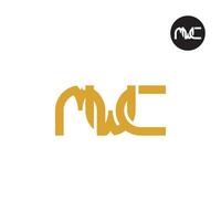 Letter MWC Monogram Logo Design vector