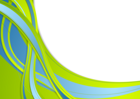 Green blue abstract wavy background png