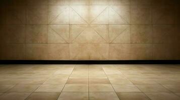 AI generated space floor empty background photo