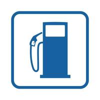 symbol for refueling. rest area vector icon