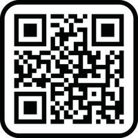 escanear qr código icono en departamento. digital exploración código. aislado en qr código escanear para teléfono inteligente móvil solicitud qr código para pago y teléfono. vector para aplicaciones y sitio web