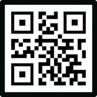 escanear qr código icono en departamento. digital exploración código. aislado en qr código escanear para teléfono inteligente móvil solicitud qr código para pago y teléfono. vector para aplicaciones y sitio web