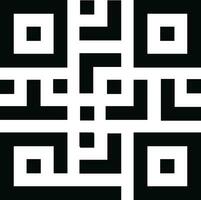 escanear qr código icono en departamento. digital exploración código. aislado en qr código escanear para teléfono inteligente móvil solicitud qr código para pago y teléfono. vector para aplicaciones y sitio web