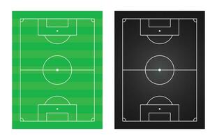 Soccer Field Diagram vector