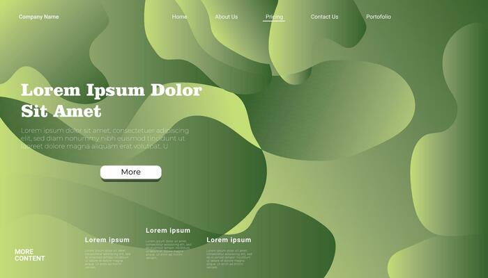 Green Liquid color background design. Fluid gradient shapes composition. Futuristic design posters. Can be use for lading page, poster or banner Eps10 vector.