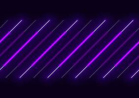 Violet neon laser lines abstract background vector