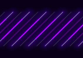 Violet neon laser lines abstract background vector