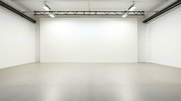 AI generated blank studio empty background photo