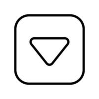 Download icon vector. Upload button illustration. Load symbol or logo. vector
