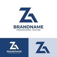 Modern Letter ZG Monogram Logo Set, suitable for business with GZ or ZG initials vector