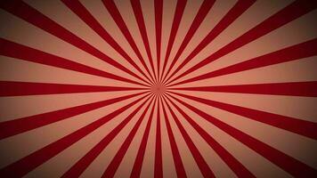 Sunburst, radial, sun light, circus, stripe background rotation.cartoon sunburst pattern video